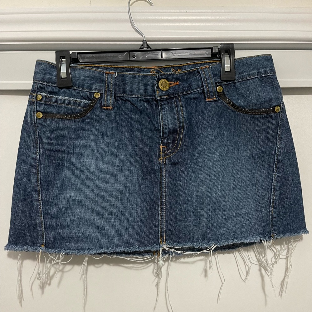 Old Navy Special Edition Frayed Hem Denim Mini Skirt